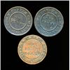 Image 2 : ENGLAND Penny 1811-12 A Lot of 3 Withers Tokens Numbered Pieces Fine-Very Fine
