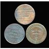 Image 2 : ENGLAND Penny 1812-13 A Lot of 3 Withers Tokens Numbered Pieces Very Good-Extra Fine+