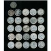 Image 2 : BRITISH WEST AFRICA 1913-1957 A 26 Piece Mixed Dealer Lot of 144.5 gms Silver