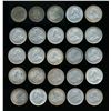 Image 2 : BRITISH WEST AFRICA 1913-1957 A 25 Piece Mixed Dealer Lot of 129.4 gms Silver