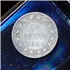 Image 2 : NEWFOUNDLAND 20 Cents 1880-1894. A Lot of 3 ICCS Pieces Very Good-Very Fine