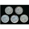 Image 2 : GREAT BRITAIN Florian 1906-1910 Edward VII, KM# 801 A Lot of 5 Mixed Years F-VF