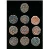 Image 2 : INDIAN STATES MYSORE 20 Cash 1834. A Lot of 10 coins C#193.2 F-VF