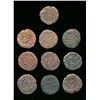Image 2 : INDIAN STATES MYSORE 20 Cash 1834. A Lot of 10 coins C#193.2 F-VF