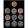 Image 2 : INDIAN STATES MYSORE 20 Cash 1834. A Lot of 10 coins C#193.2 F-VF