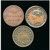 Image 2 : IRELAND Farthings 1846-1849 A Lot of 3 Coins Fine-Very Fine