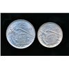 Image 1 : SPAIN 1958 A Pair of Same Date Pesetas Extra Fine-Uncirculated