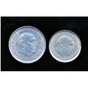 Image 2 : SPAIN 1958 A Pair of Same Date Pesetas Extra Fine-Uncirculated