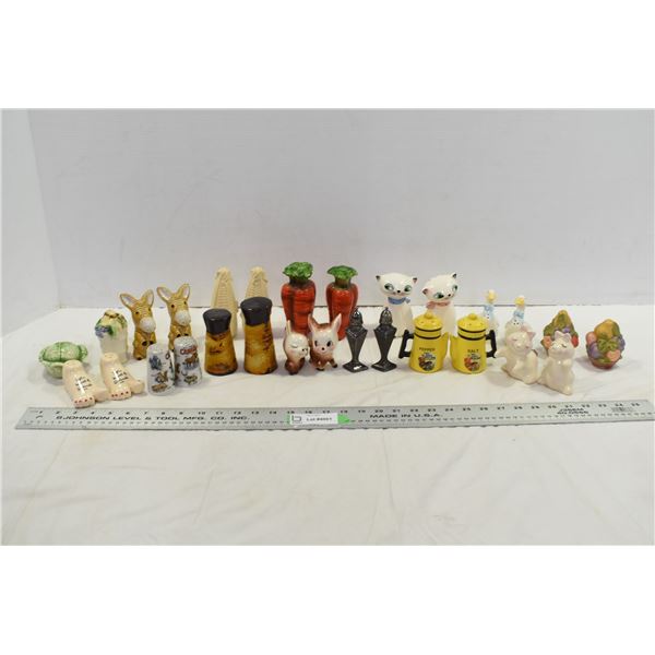 Assorted Salt & Pepper Shakers