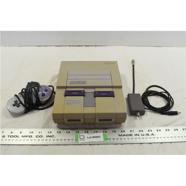 Super Nintendo Entertainment System – Controller, No Power Cord