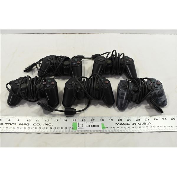 (5) PlayStation 2 Controllers