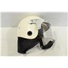 Image 3 : White Motorbike Helmet w/ Face Shield
