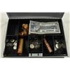 Image 2 : Cash Box w/ Canadian Tire Money & Change