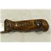 Image 2 : Wooden Handled Hunting Knife w/ Leather Case