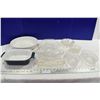 Image 1 : Clear Glass Trays, Bowls & Ceramic Oven Dishes
