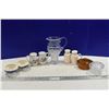 Image 1 : Cut Glass Pitcher & Other Misc. Glass & Ceramic Items