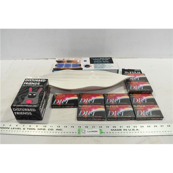 Disturbed Friends, Blank Cassettes, Serving Dish