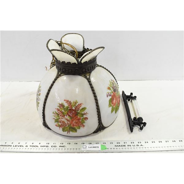 Large Hanging Light & Thermometer
