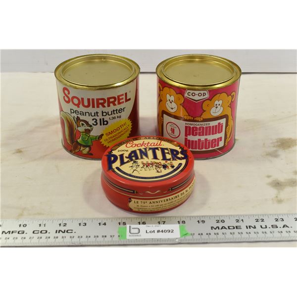 Vintage Peanut Butter Tins