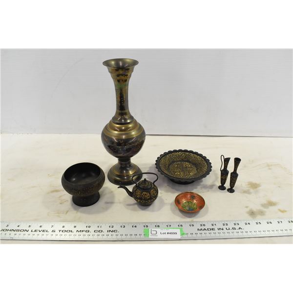 Painted / Etched Brass items