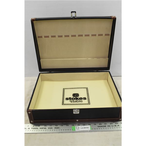 Stokes Cutlery Leather Padded Case – Empty