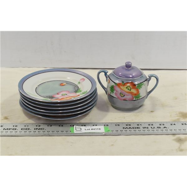 Plates & Matching Cream Holder