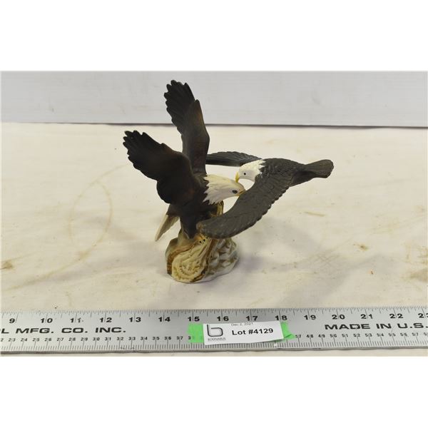 Plastic Eagle (balances on beak) & Ceramic Eagle Ornament