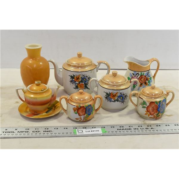 Assorted Tea Set Items