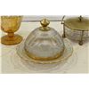 Image 3 : Glass Dishes & Brass Bowls