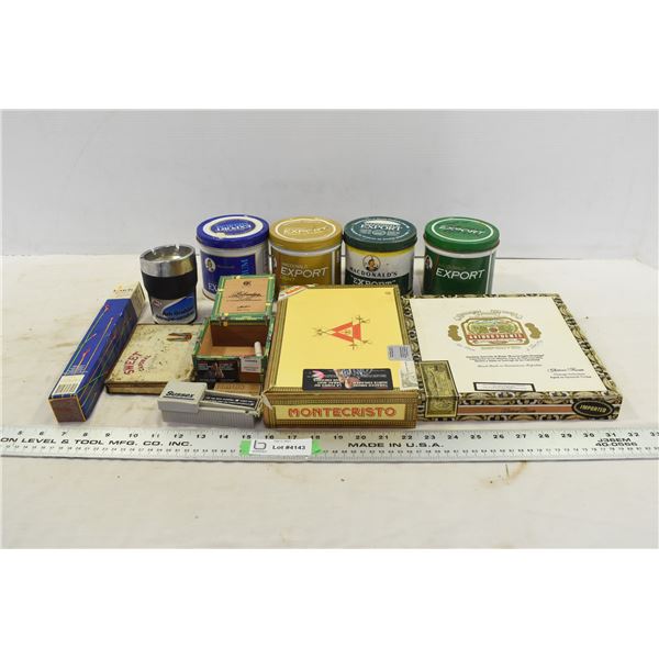 Assorted Vintage Tobacco Items