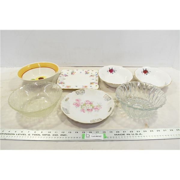 Assorted Plates & Bowls