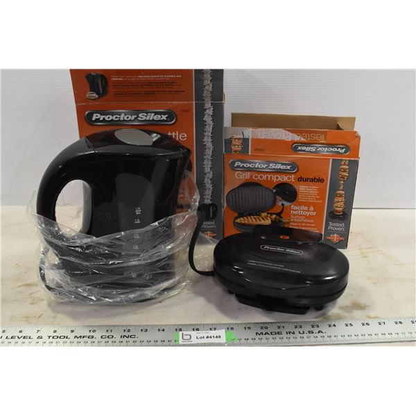 Electric Kettle & Small Grill