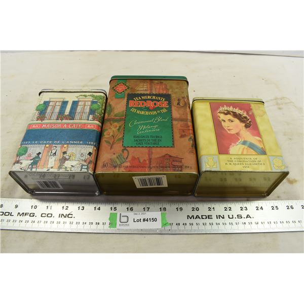 Vintage Tea Tins