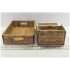 Image 1 : Vintage Wooden Shelf & Stubby Flavours Box
