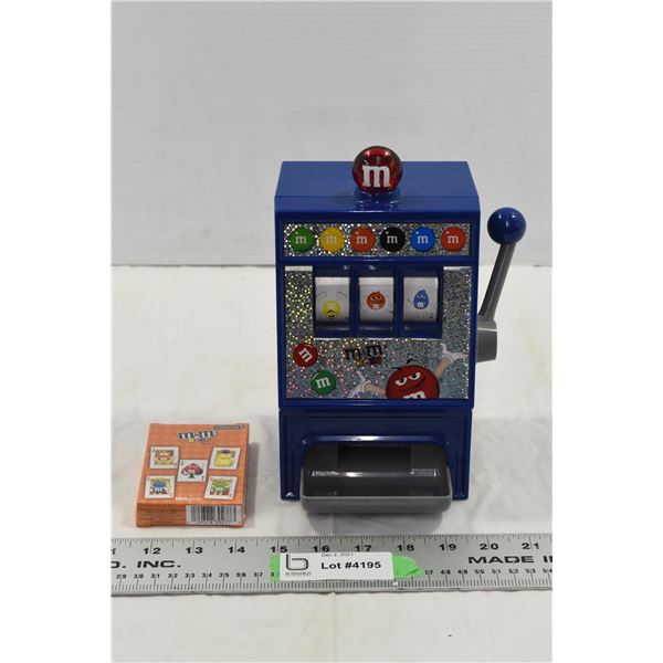 M&M Slot Machine & Cards – Tested & Working