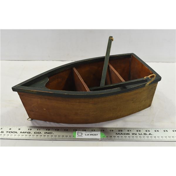 Wooden Decorative Boat