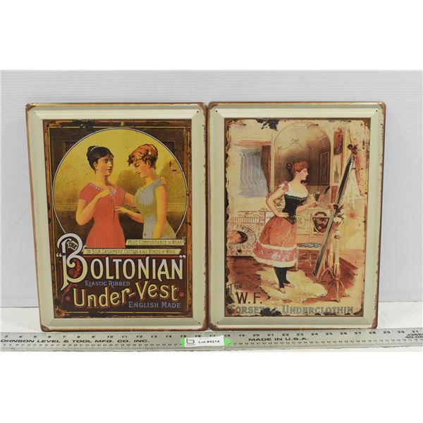 Retro Style Tin Signs