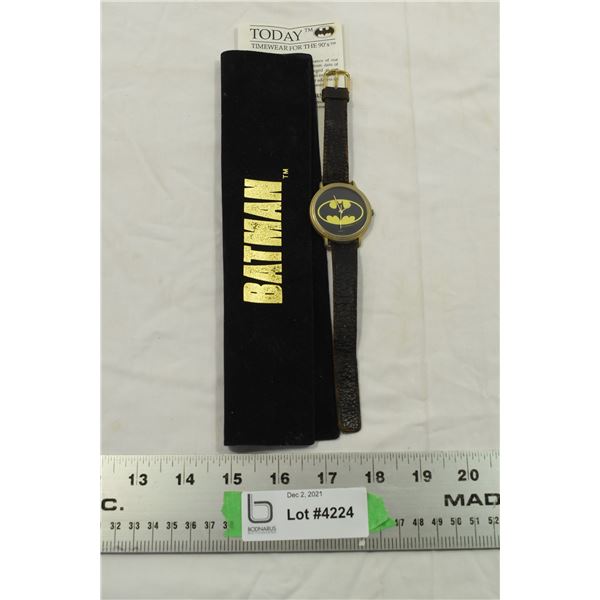 Batman Leather Strapped Watch