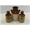 Image 3 : Oil, Vinegar & Medium Ceramic Jugs w/ Thermos