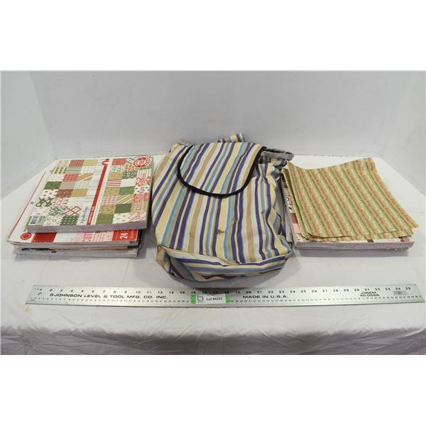 Large Bag w/ Christmas Paper