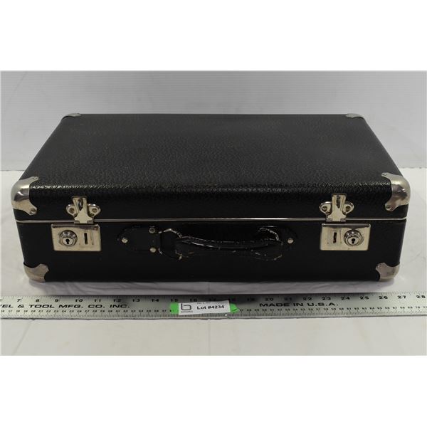 Black Leather Suitcase