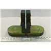 Image 1 : Green Wooden Bookend