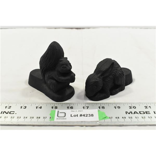 Cast Iron Squirrel & Beaver