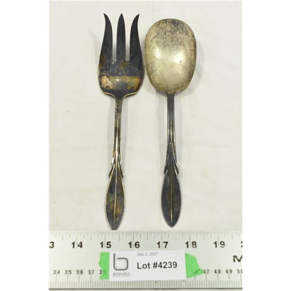 Silver Plated Large Utensils