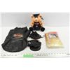 Image 1 : Harley Davidson Pet Clothes w/ Dog Harness & Plush Toy