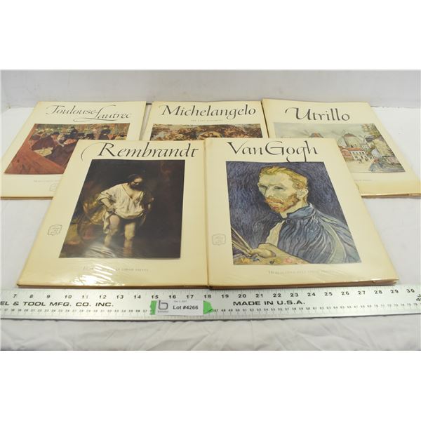 5, 16-Page Full Colour Prints of Famous Artists