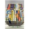 Image 1 : Box of Disney/Universal VHS Tapes