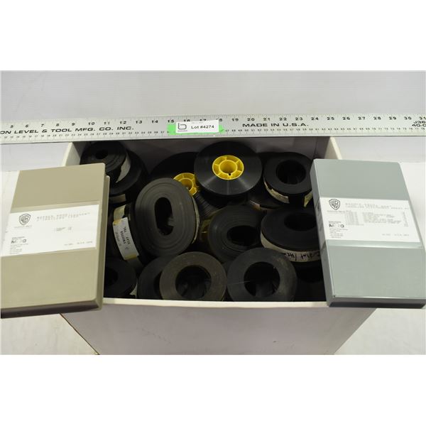 Box of Canadian Press Kit Tapes