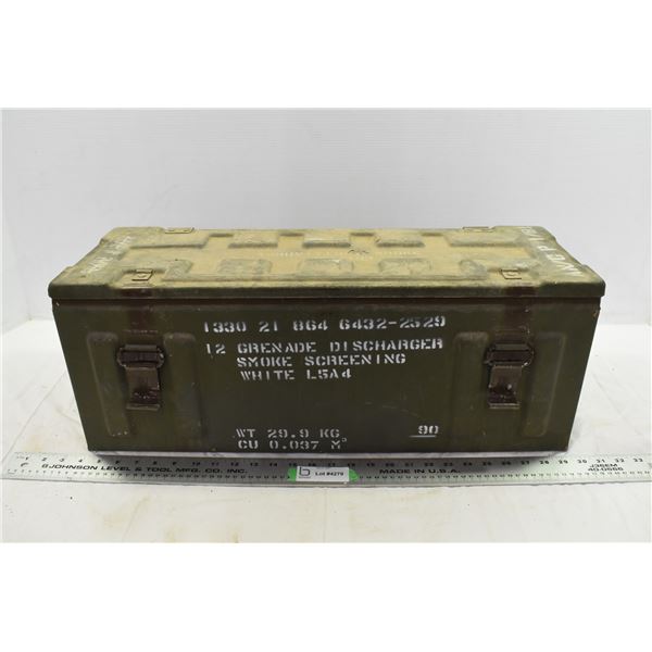 1 Large Ammo Box with wooden level piece