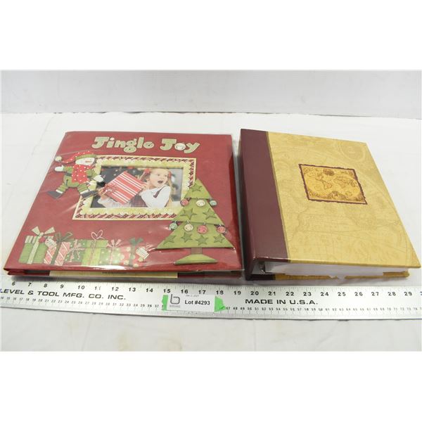 Christmas Scrapbook & Binder of Stamps